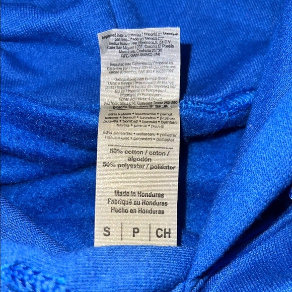 NWOT - Gildan Blue Pullover Sweatshirt Hoodie - Picture 7 of 7